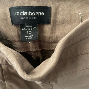Liz Claiborne Classic Tan Pants